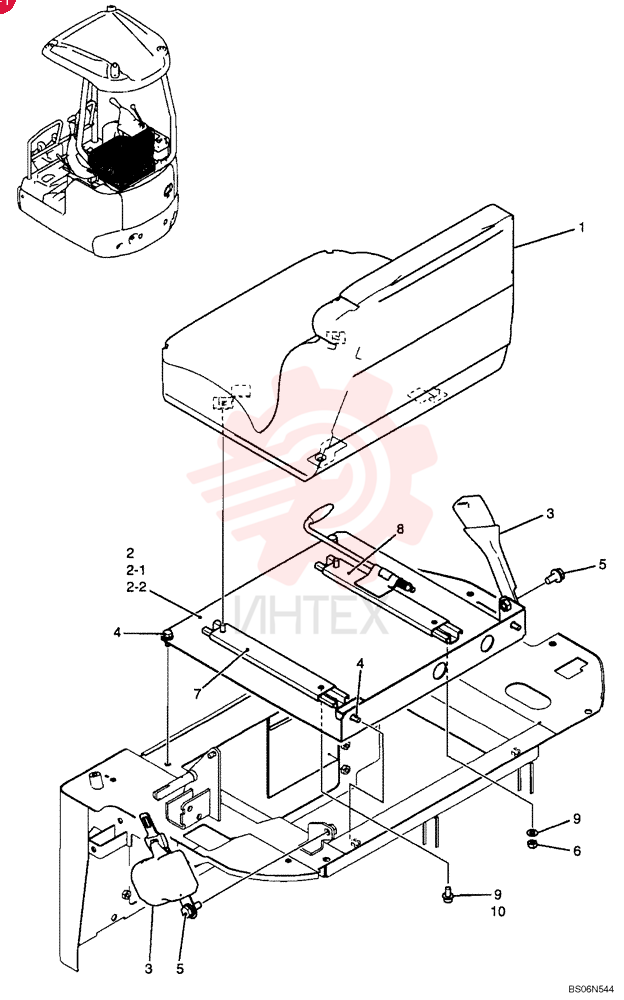 SEAT ASSY INSTAL (PU25M00022F1)