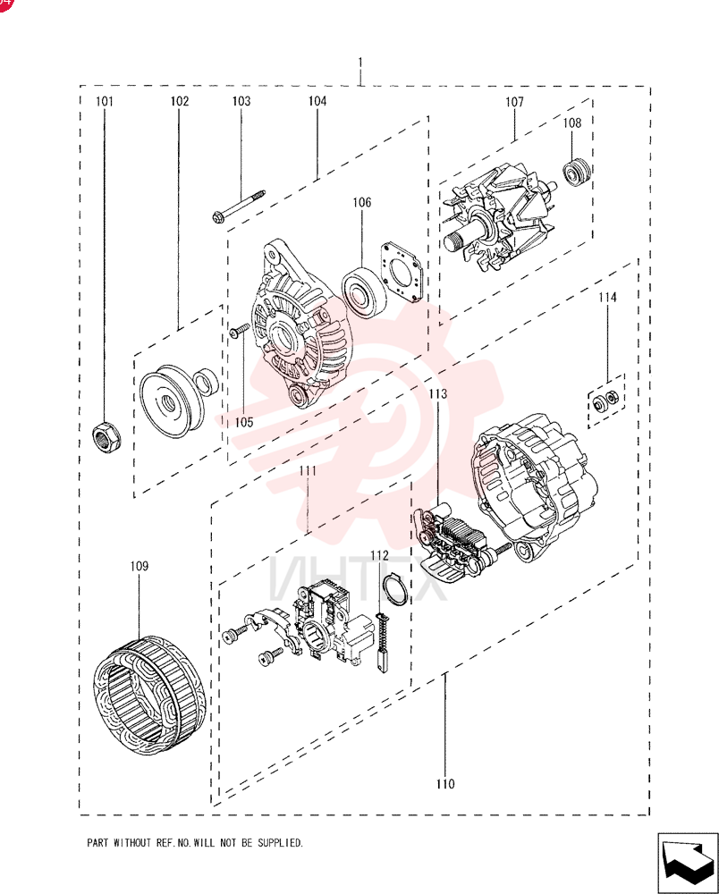 ALTERNATOR VA30A6800801