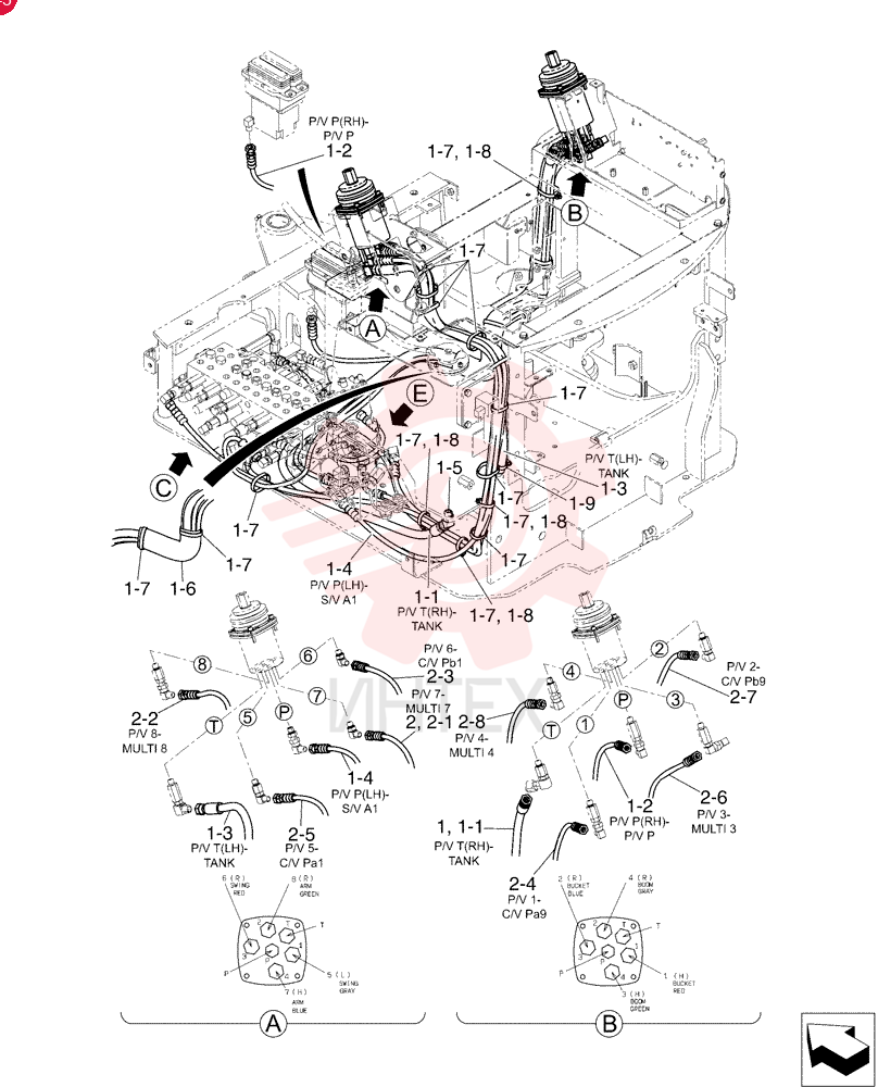 Control Lines, Remote (Multi) PU68H00039F1 (3)