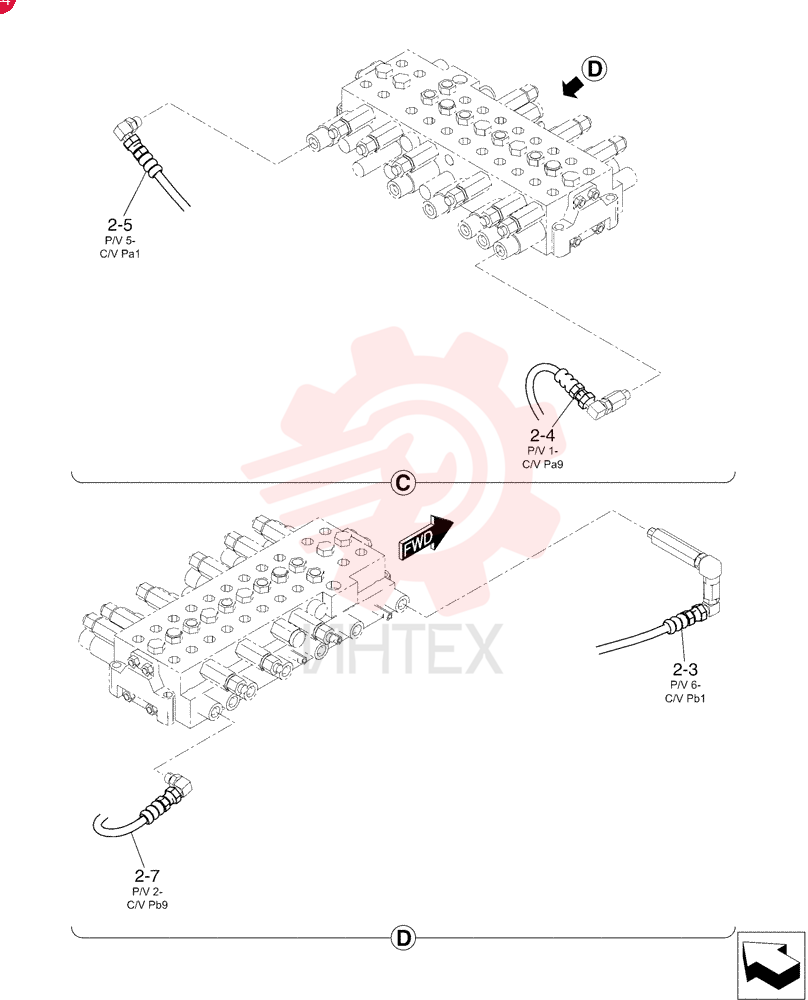 Control Lines, Remote (Multi) PU68H00039F1 (1)