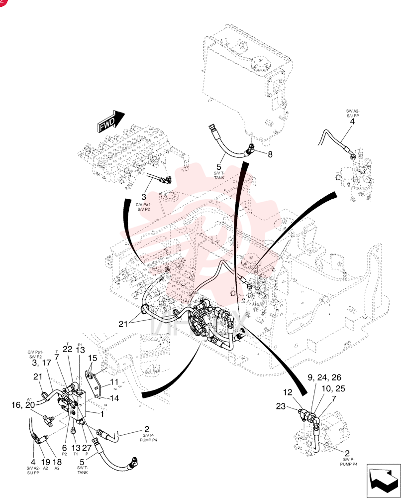 Control Lines, Valve PU64H00029F1 (2)