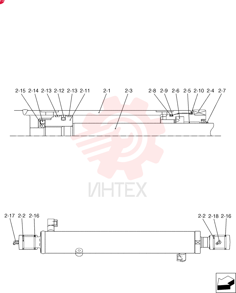 Cylinder Instal (Arm) PU02B00072F1 (2)