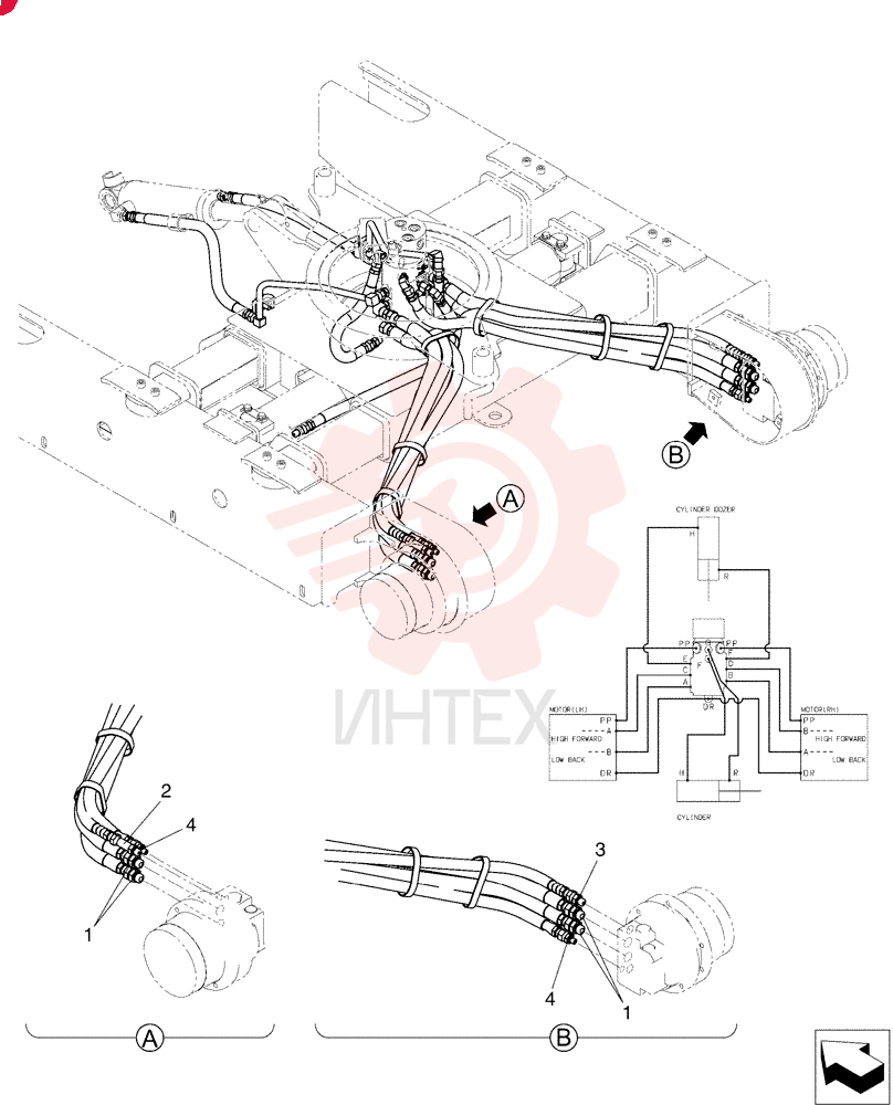 Hyd. Lines, Propel PU12H00012F1