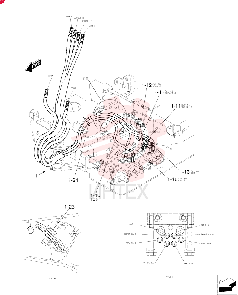 Hyd. Lines, Upp (Nibbler & Breaker) PU03H00023F1 (1)