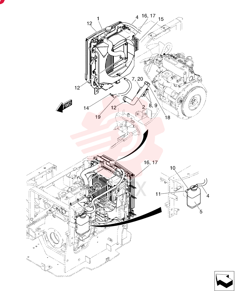 Radiator Group PU05P00020F1