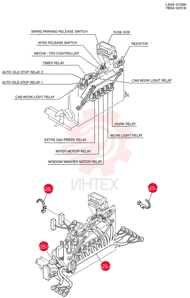 CONTROLLER ASSY, Serial Range: LA04-01506-LA04-01520 YB22E00018F1 (3)