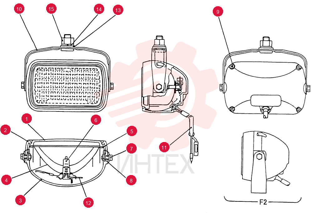 LIGHT ASSY. YN80S00010F1