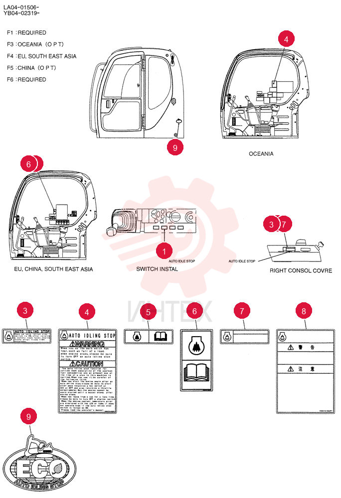 NAME PLATE INSTAL (REQUIRED) YT22T00081F1