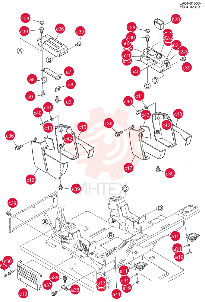 PANEL ASSY, INSTRUMENT (STD) YT17M00012F1 (2)