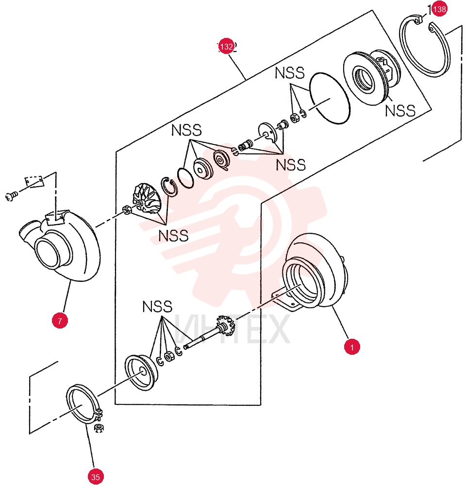 TURBOCHARGER VI8972234280 (1)