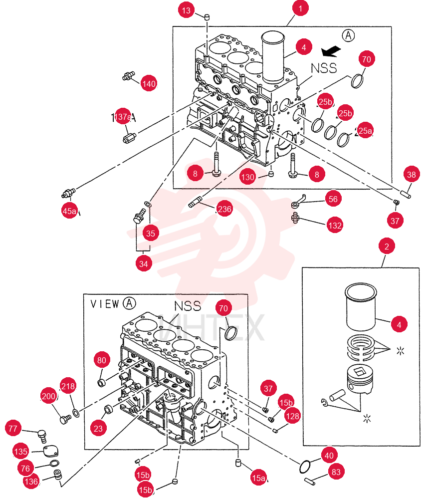 BLOCK ASM; CYL VI8971239543 (2)