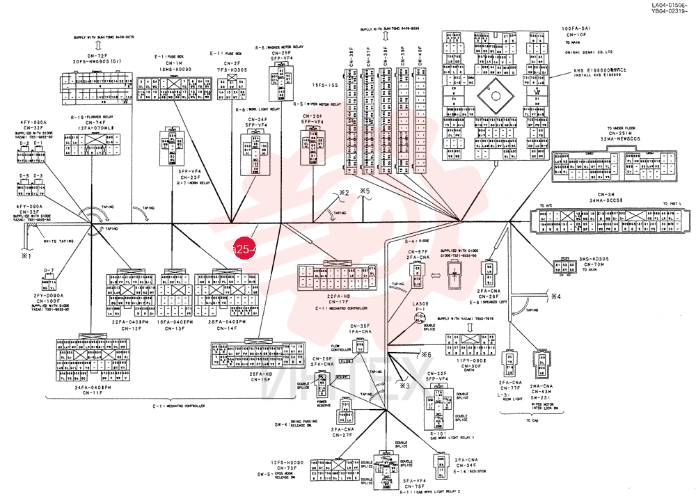 CONTROLLER ASSY, Serial Range: LA04-01506-LA04-01520 YB22E00018F1 (1)