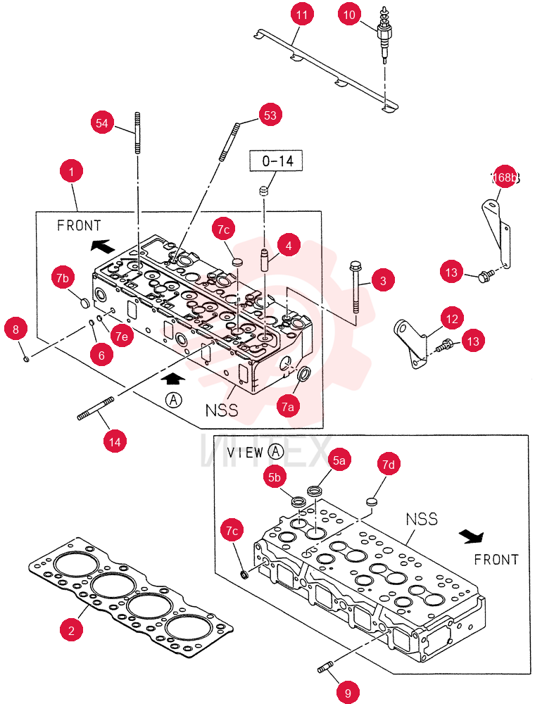 CYLINDER HEAD VI8972221090