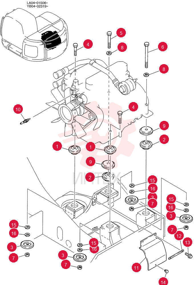 ENGINE INSTAL YB02P00002F1