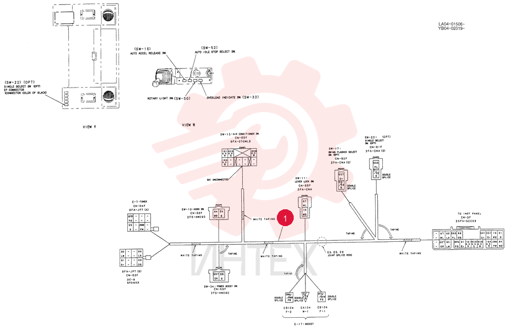 HARNESS ASSY, CAB YB14E00015F1 (1)