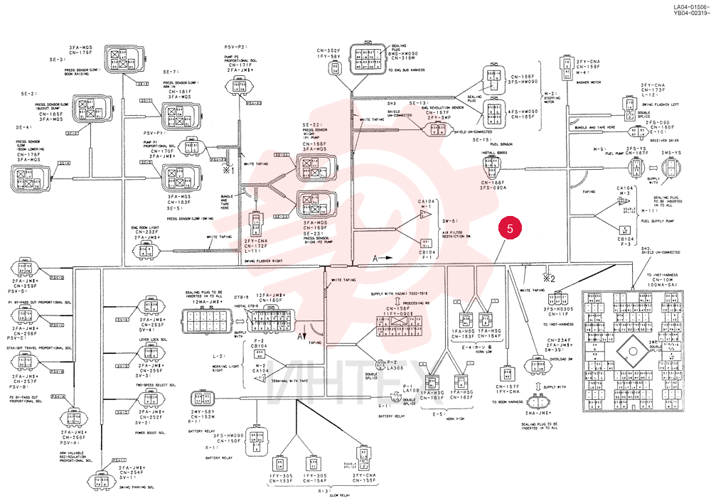 HARNESS ASSY, UPP YB13E00010F1 (2)