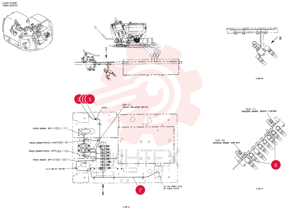 HARNESS ASSY, UPP YB13E00007F2 (1)