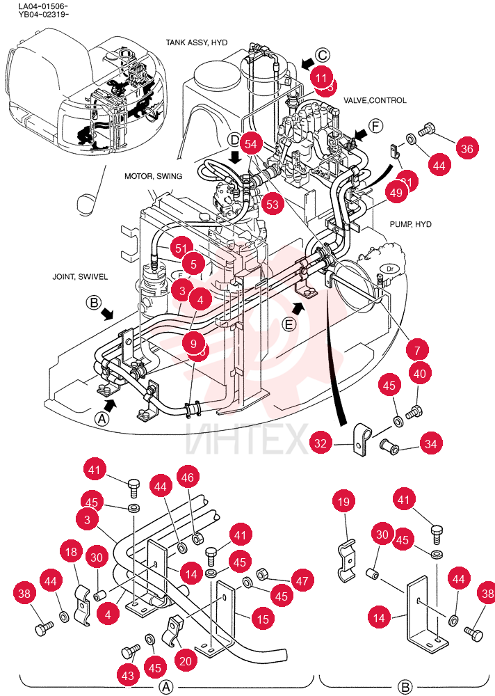 HYD LINES, RETURN YB32H00003F1 (2)