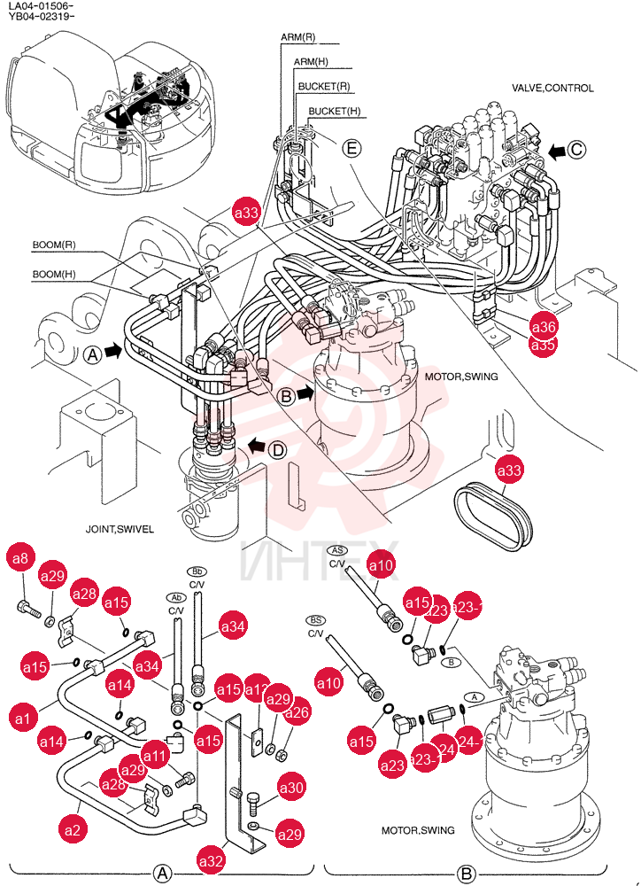 HYD LINES, UPP YB03H00016F1 (1)