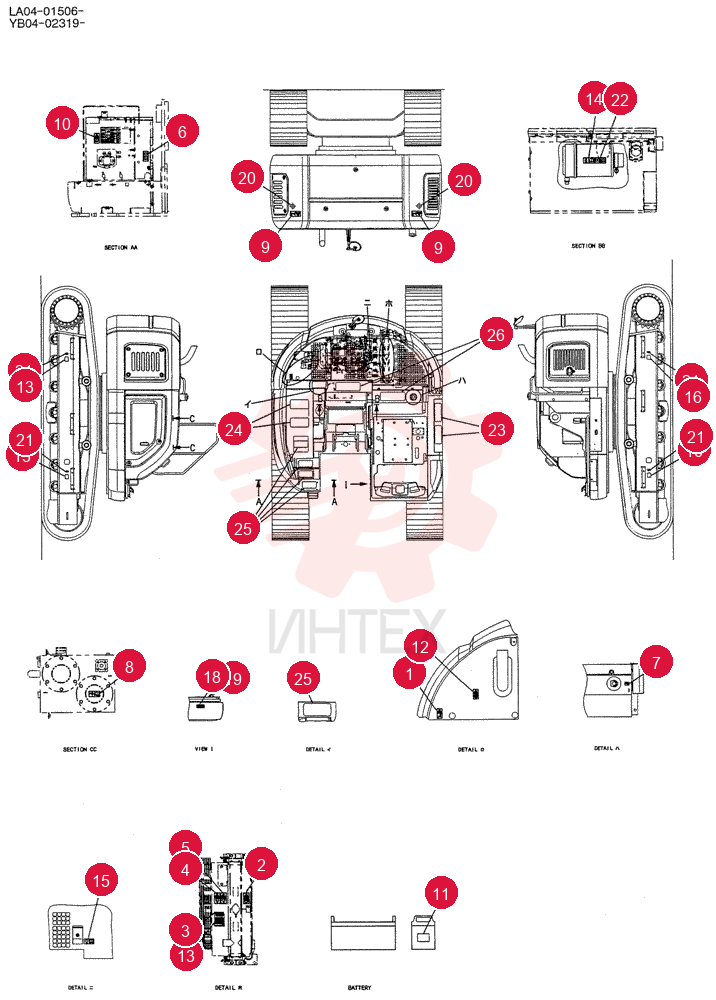 NAME PLATE INSTAL, (REQUIRED) YB22T00045F1 (2)
