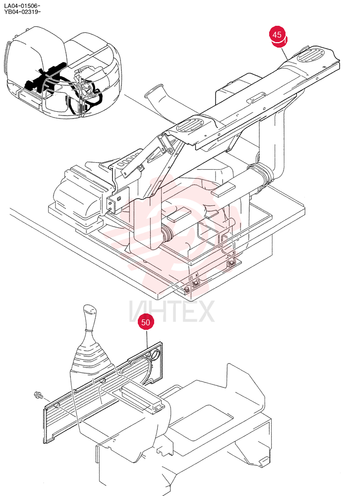 PANEL ASSY, INSTRUMENT (AIR-CON) YT17M00013F8 (1)