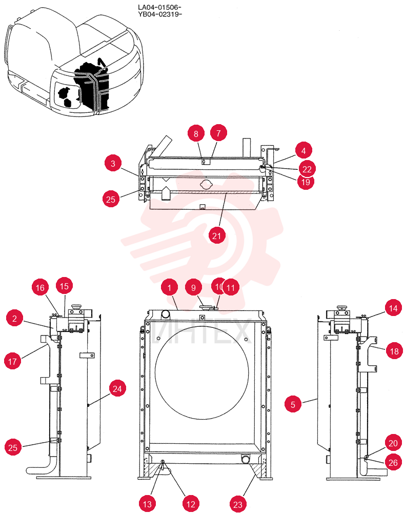 RADIATOR YB05P00001F2