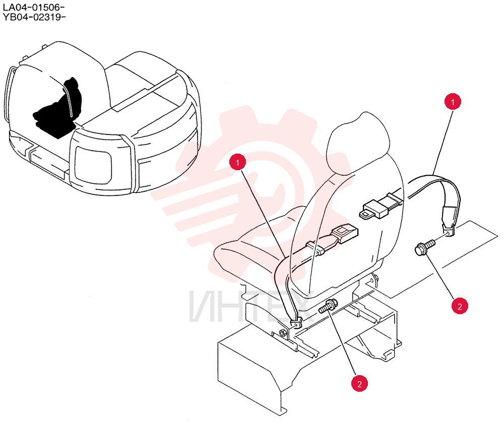 SAFETY BELT YT25M00022F1