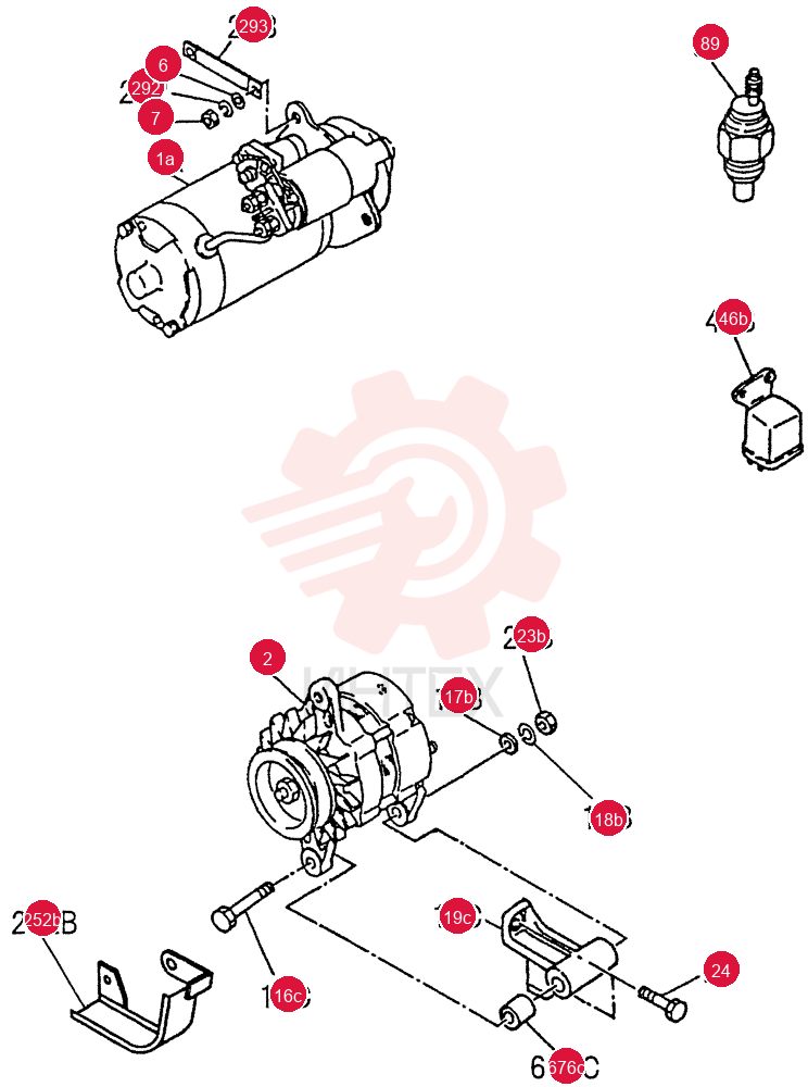 STARTER MOTOR VI8970298637 (1)