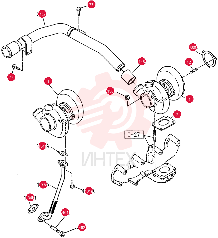 TURBOCHARGER VI8972234280 (1)