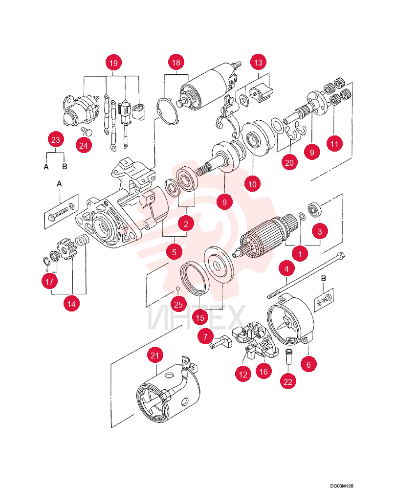 STARTER MOTOR VAME049303 (2)