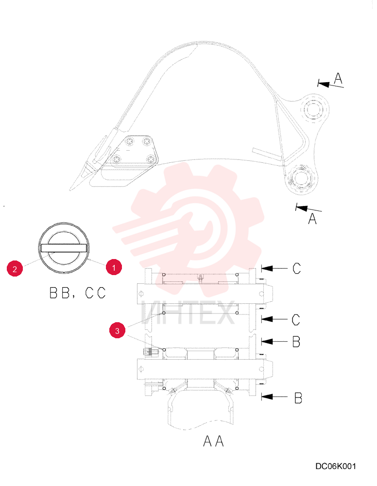 BUCKET LP61B00008F1