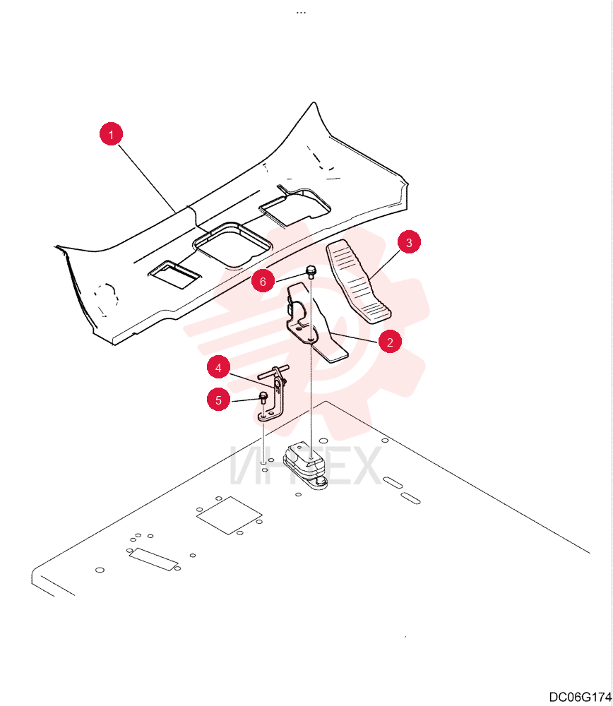 FOOT BOARD YN26M00066P1