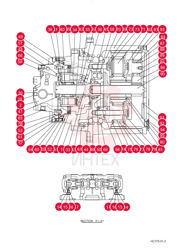 HYDRAULIC MOTOR LQ15V00020F1 (2)