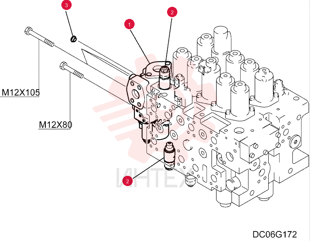 HYDRAULIC VALVE YN30V00104F1 (1)