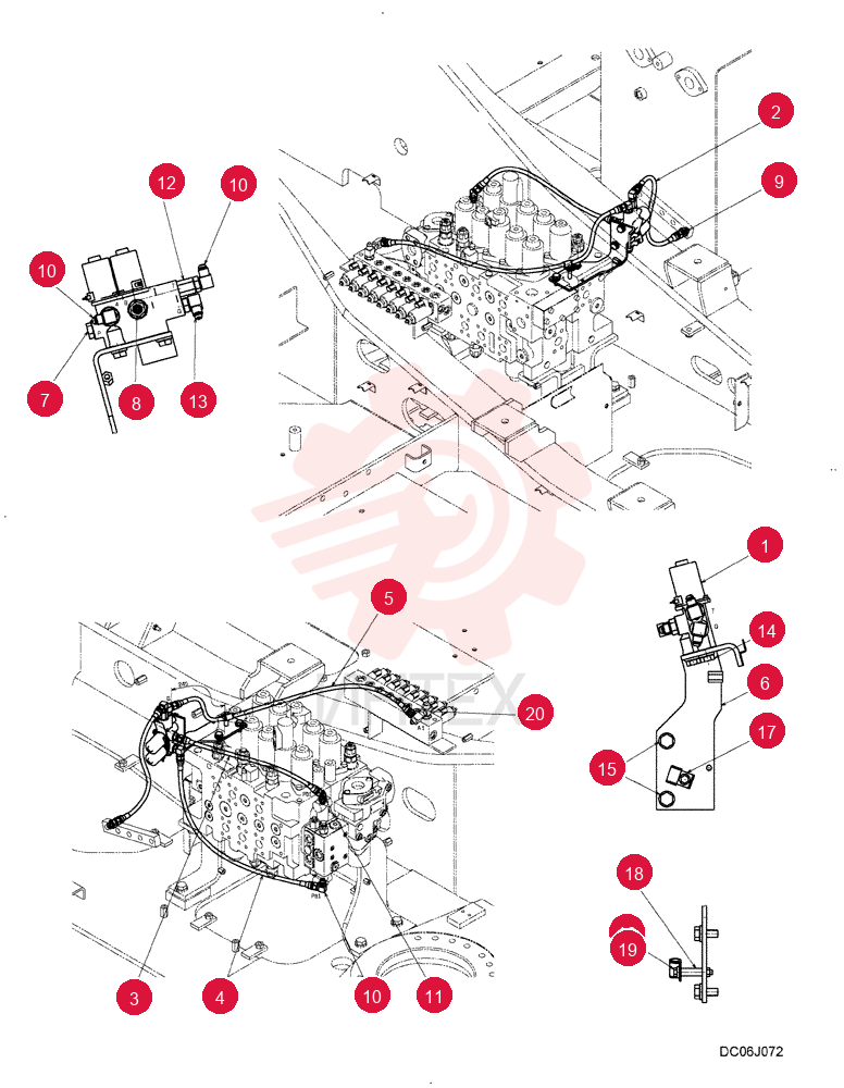 HYDRAULIC VALVE LC35V00004F3 (1)