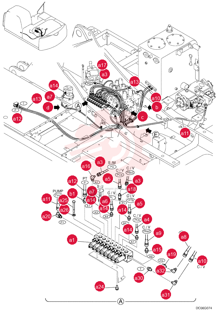 HYDRAULIC VALVE YN35V00047F1 (1)