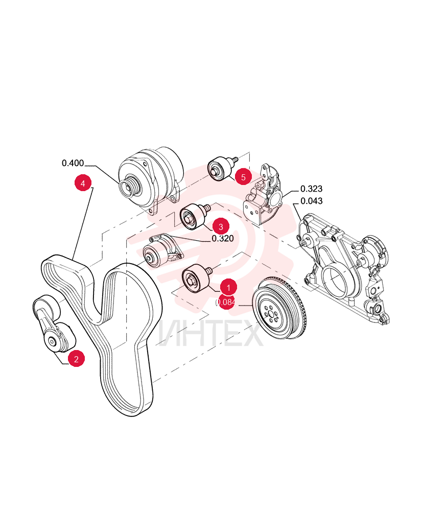 IDLER WHEEL,65mm OD
