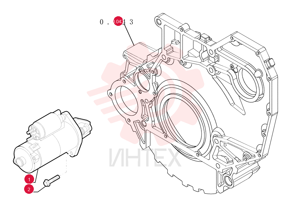 STARTER MOTOR 2852478 (1)