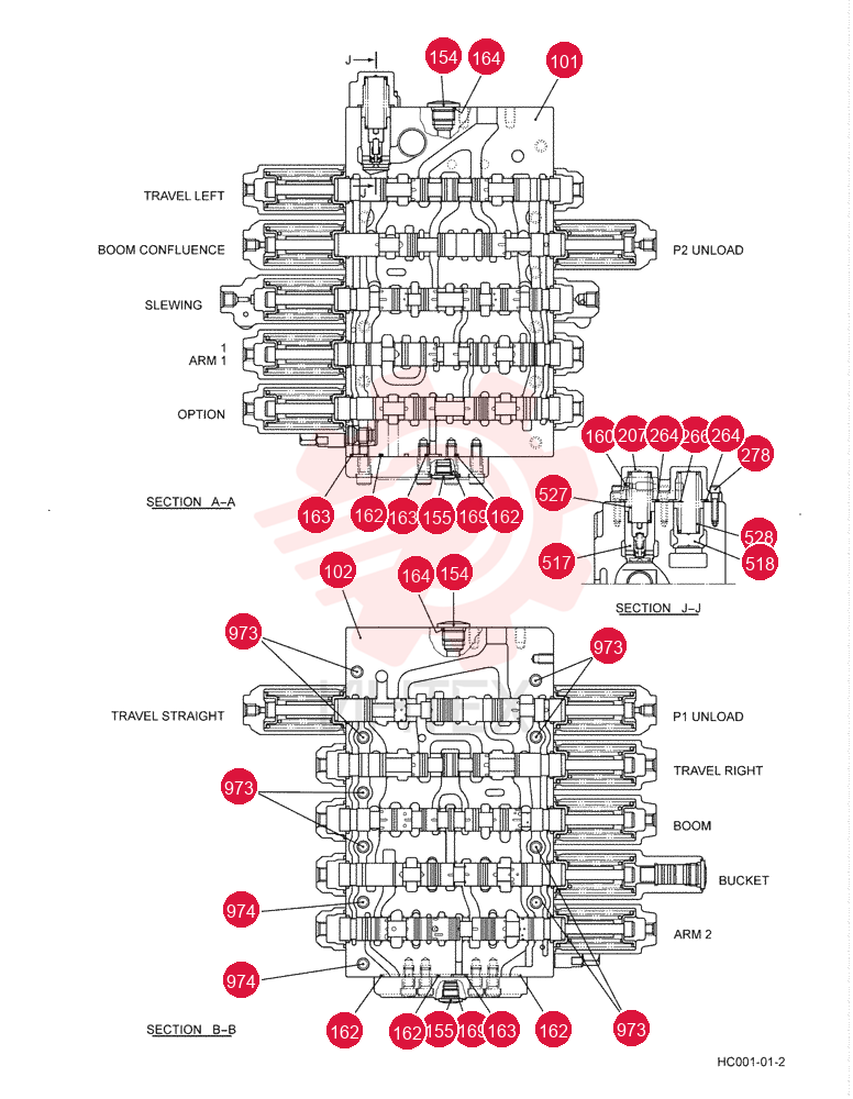 VALVE, CONTROL YN30V00101F1 (3)