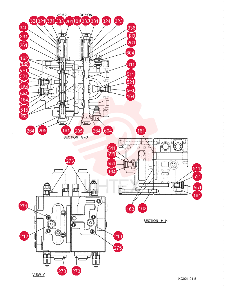 VALVE, CONTROL YN30V00101F1 (4)