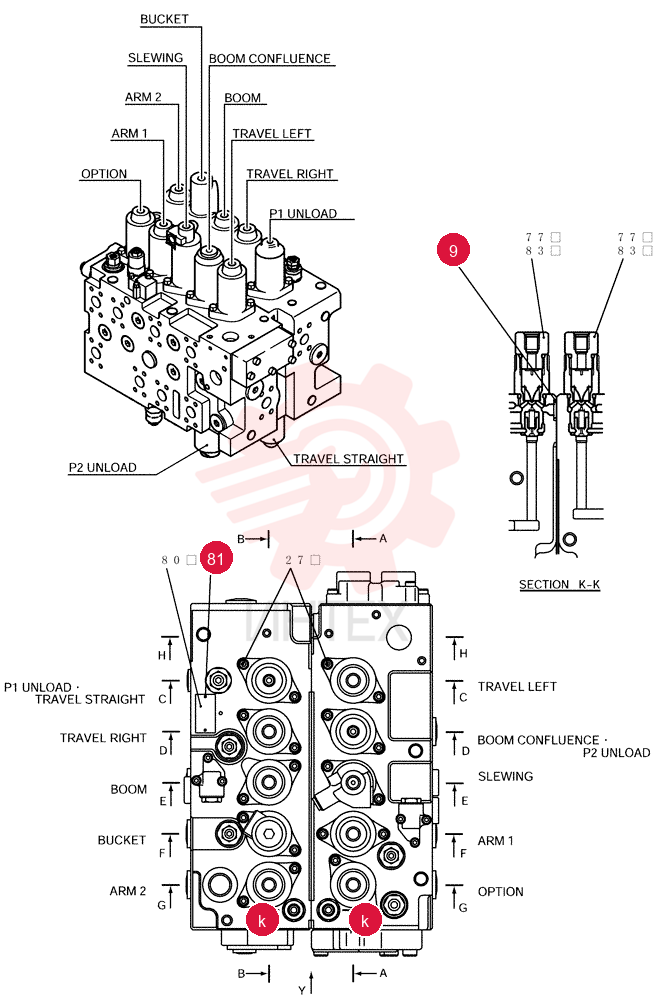 VALVE, CONTROL YN30V00101F1 (7)