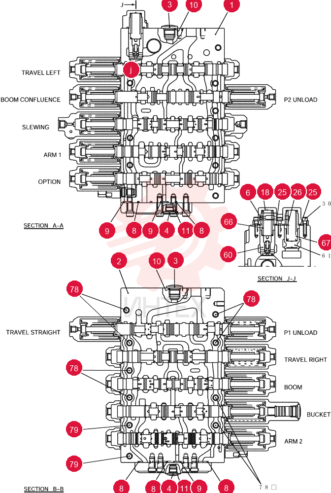 VALVE, CONTROL YN30V00101F1 (8)