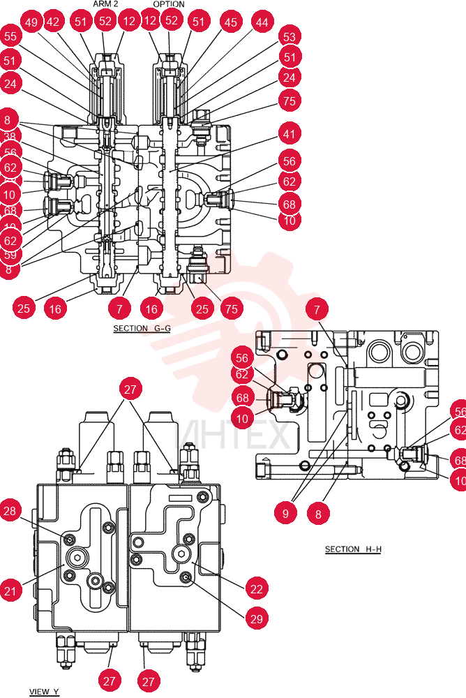 VALVE, CONTROL YN30V00101F1 (9)
