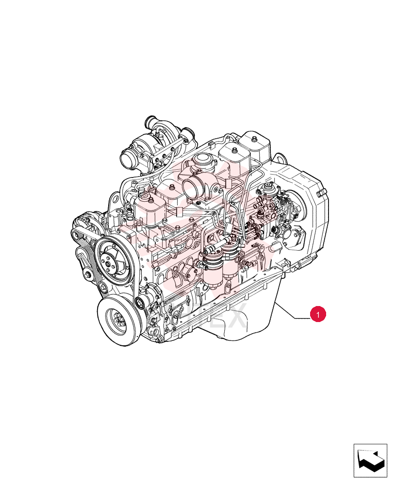 ENGINE ASSEMBLY YN02P00040F1
