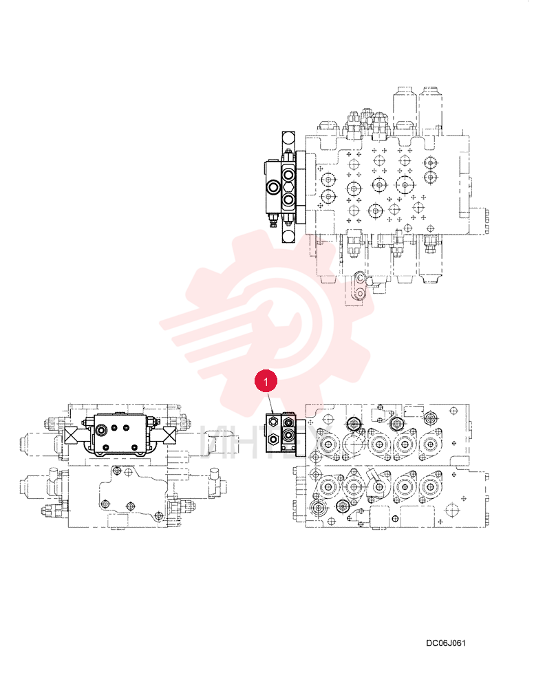 HYDRAULIC VALVE YN30V00108F1