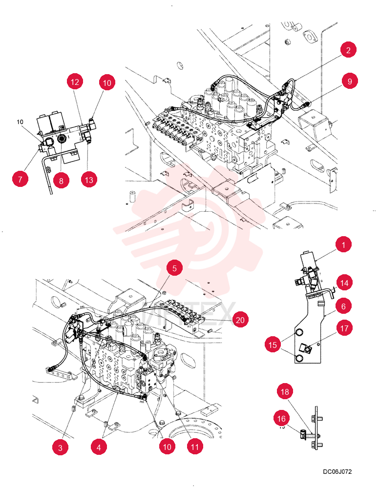 HYDRAULIC VALVE LC35V00004F3 (1)