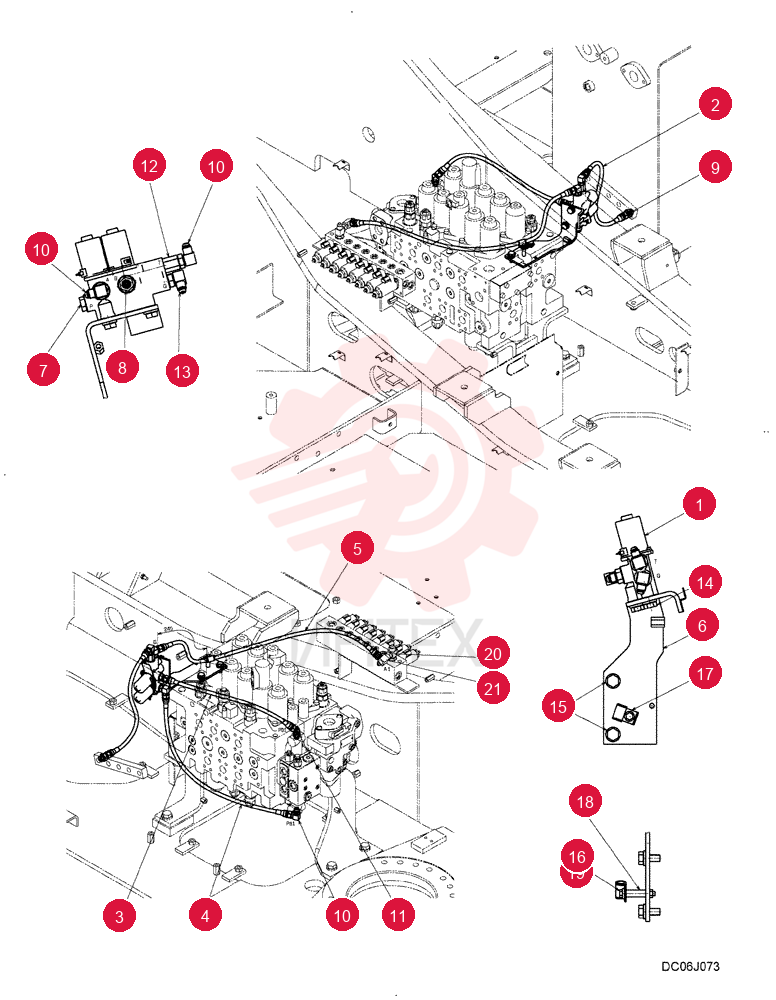 HYDRAULIC VALVE LC35V00004F3 (2)