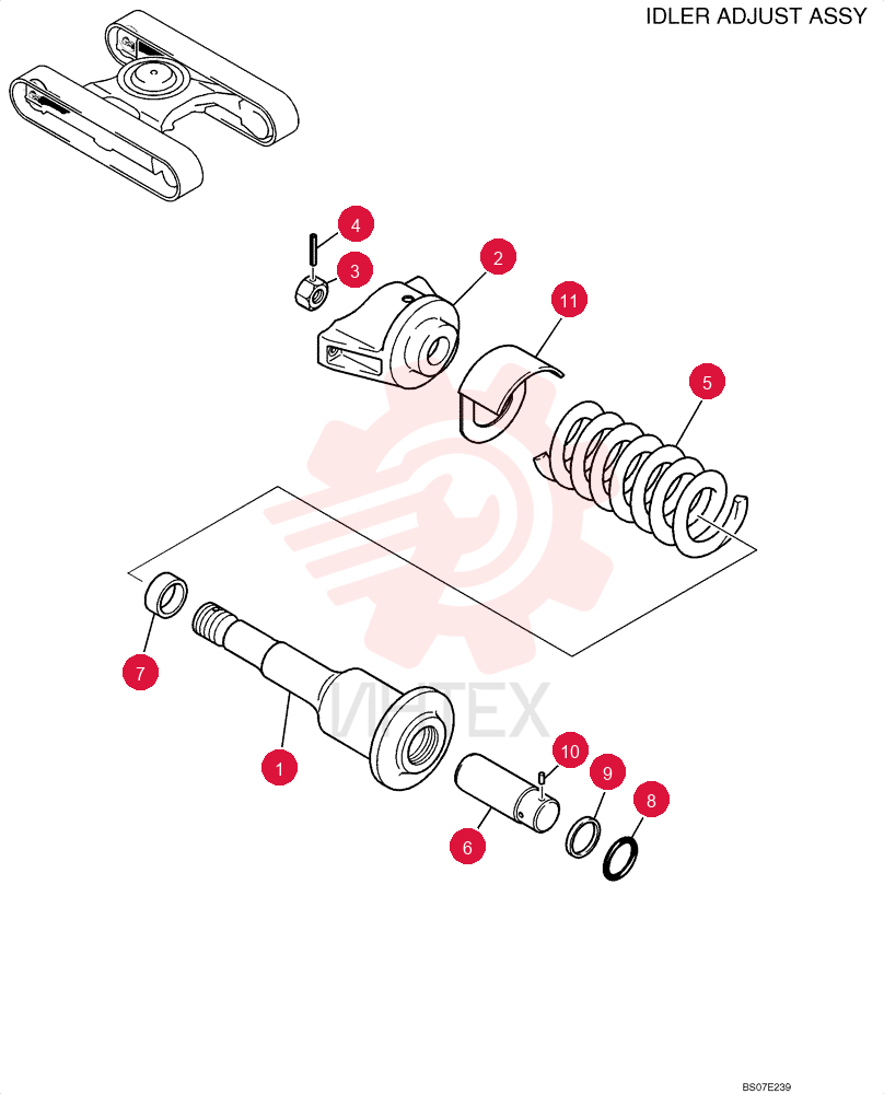 IDLER WHEEL YN54D00014F2