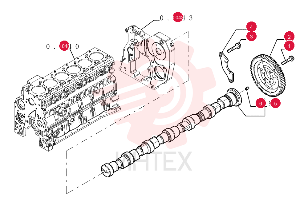 SCREW,Hex Flg, M8 x 1.25 x 25 4899079 (1)