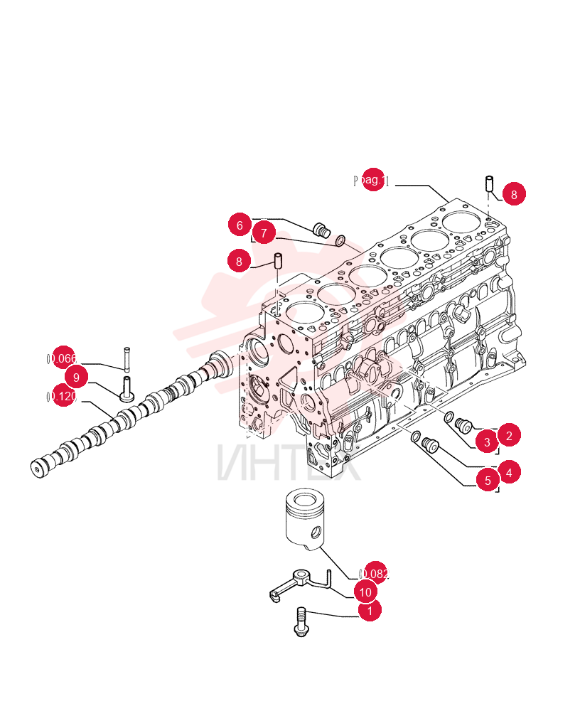 SCREW,Special, M8 x 20